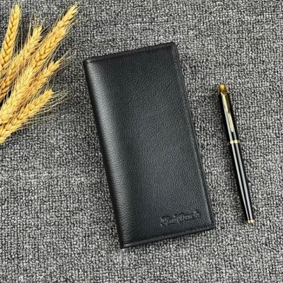 China Hot Selling PU Leather Long Wallet Minimalist 2022 Business Men Multi Card Purse Cheap Phone Bags Factory Wholesaler for sale