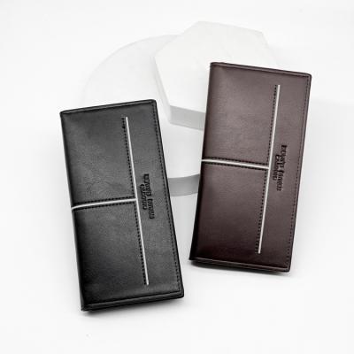 China Men's Fashionable Casual Bifold Wallet Business Card Holder PU Clutch Bag Multi Leather Factory China Factory for sale