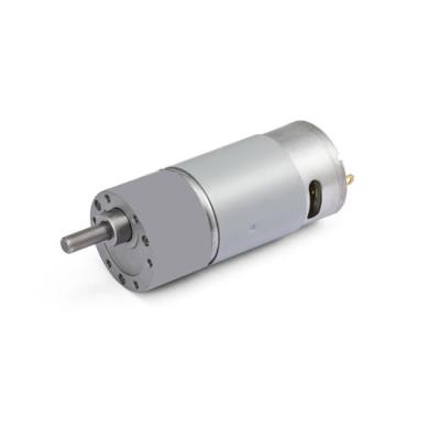 China Totally Enclosed 2021 12v 24v 37GB555 Gear Reducer Motor High Speed ​​Stepper Gearbox With Encoder for sale