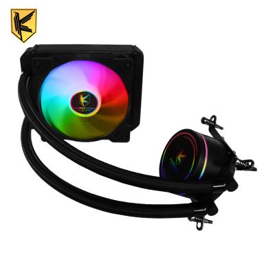 China Black Computer Case 120mm Radiator Water Cooling Fan With RGB LED for sale