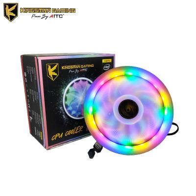 China Cooler Computer Case Hydraumatic CPU Fan Heatsink Heatsink With LED Light for sale