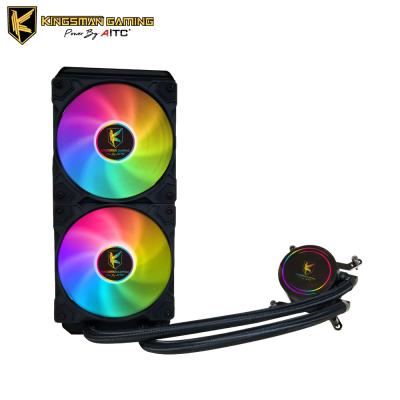 China Computer Case 240mm AIO Water Cooling Fan With RGB LED for sale