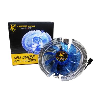 China Blue Lightweight Cooler Computer Case CPU Fan Radiator Heatsinks for sale