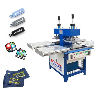 China Factory Fulund Slide Type Liquid Silicone Embossing Machine For Cloth, Luggage Cloth Clothing Machinery for sale