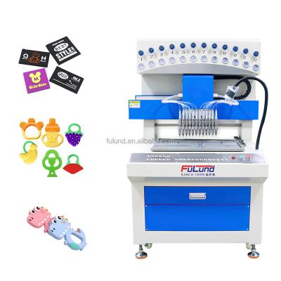 China Production of Soft PVC Silica Gel Products Custom Rubber Brooch And With Logo Making Machine for sale