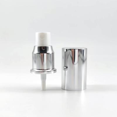 China 20mm 20/410 Silver Aluminium Arc Shoulder Design Mist Pump Sprayer For Perfume for sale