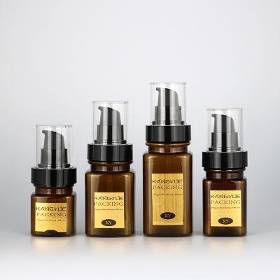 Chine Petit pulvérisateur en aluminium 40ml rechargeable 60ml 100ml 120ml d'Amber Glass Mist Bottle With 2 onces à vendre