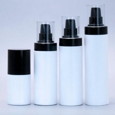 China 500ml Refillable Plastic Pump Bottle White Plastic Refillable Airless Pump Bottle 4oz 15ml 50ml 100ml 120ml 150ml for sale