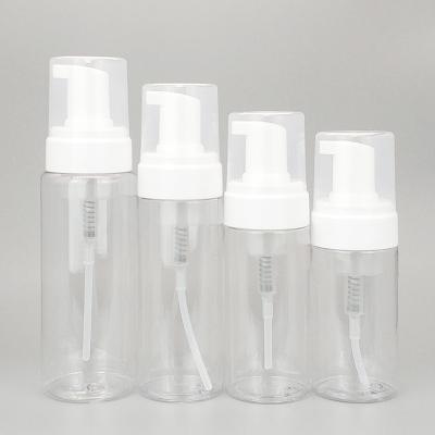 중국 3.38oz 100ml 120ml 150ml 200ml 기초 플라스틱 에어리스 펌프 병 투명 판매용