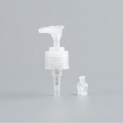 China 20/410 24/410 White Clip Lock Lotion Pump Lid Caps Head 24mm 28mm Pump Dispenser for sale