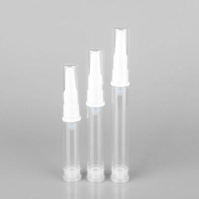 中国 PPがクリーム色のプラスチック空気のないポンプを注目するペットは5ml 10ml 12ml 15mlの血清のサンプルびんをびん詰めにする 販売のため