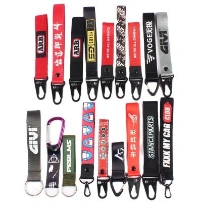 China Lanyard Keyring Custom Racing Cell Phone Leather Colorful Car Fashion Key Chain for sale