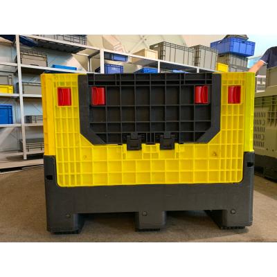 China 1200*1000*760mm Heavy Duty Collapsible Folding Plastic Pallet Box For Sale for sale