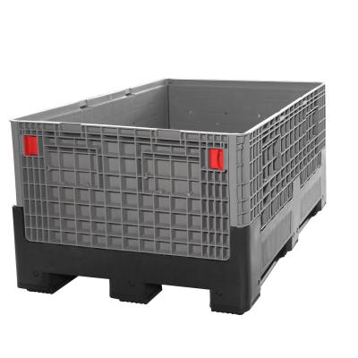 China Industry Collapsible Plastic Pallet Box 1200*1000*760mm Heavy Duty Collapsible for sale