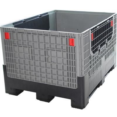 China Industry Collapsible Plastic Pallet Box 1200*1000*860mm Heavy Duty Collapsible for sale