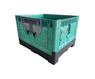 China 1200*1000*810mm Heavy Duty Collapsible Folding Plastic Pallet Box For Sale for sale