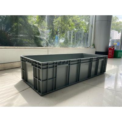 China Stackable Strong Box Plastic Box Heavy Duty Plastic Mobile Crate For Sale for sale