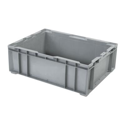 China Food Grade Solid HDPE Plastic Mobile Box Crate Box For Sale for sale