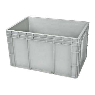 China Solid plastic storage crate plastic box 600*400*340mm mobile box for sale for sale