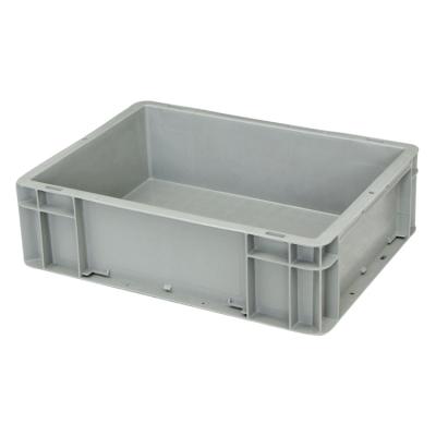 China Cheap Price High Quality Solid Box Stacking Plastic Mobile Box Tote Box Plastic Logistic Crate for sale