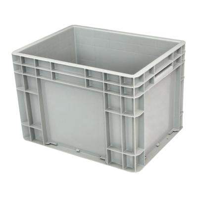 China Stackable Box Solid HDPE Material Recycle Plastic Crate Turnover Box For Sale for sale