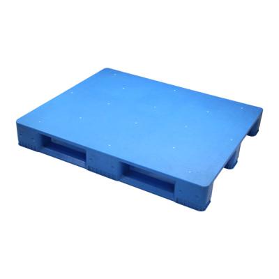 China Heavy Duty Recycled Stackable Reversible Flat Pallet Euro HDPE Plastic Pallet For Sale for sale