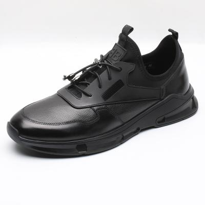 China 2022 Fashion Casual Shoes Factory Fashion Leather Shoes Wholesale Black Classic Lace Up Style Shoes For Men for sale