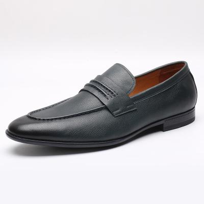 China New Style Lightweight Genuine Leather British Suits Men's Leather Loafers Shoes for sale