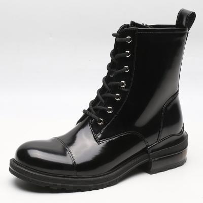 China Lightweight Most Popular Patent Leather Women Hot Selling Breathable Boot for sale