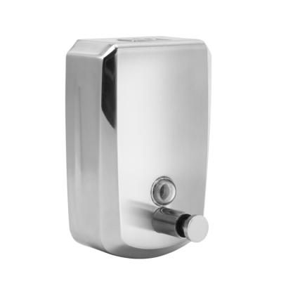 China Commercial Foam Soap Dispenser 304 Stainless Steel Hotel Wall Mount Liquid Soap Dispensers For Bathroom for sale