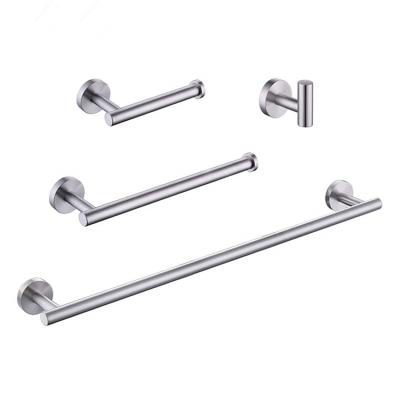 China Cheap Modern China Hotel Toilet Bathroom Design Polished Outdoor Towel Rack 304 Stainless Steel Bathroom Hardware Accessories Set for sale