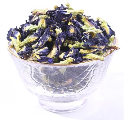 China The most popular blooming tea prevent heat stroke fragrant purple fresh butterfly Pea Flowers Tea for sale