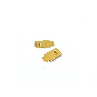 China Industrial Automotive Wire Connection Parts High Quality Brass Brass Stamping Electronic Terminal for sale