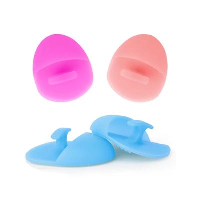 China For Home Wholesale High Quality SPA Use Silicone Bath Brush Super Soft Face Wash Waterproof Silicone Baby Bath Brush for sale