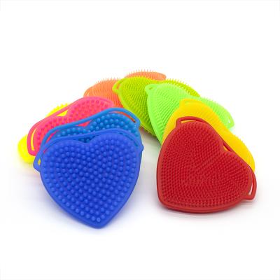 China New Soft Double Sided Silicone Brush Silicone Deep Cleansing Deep Facial Cleansing Brush for sale