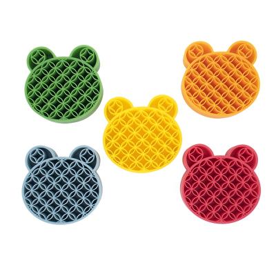 China Mickey Mouse Eco-Friendly And Convenient Silicone Organizer Makeup Holder Cosmetic Storage Box for sale