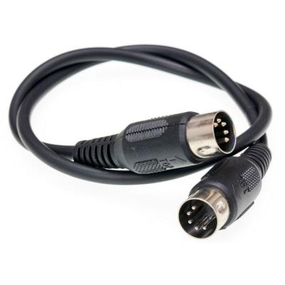 China Multimedia Mini 5 Pin Din Male To Male 5 Pin Din Midi Cable for sale