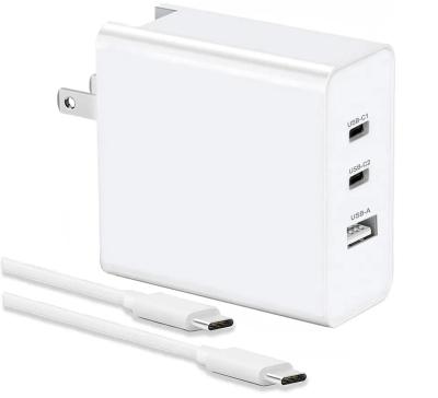 China New Cell Phone Type-C Super Wall 65W Pd3.1 Usb C Travel Wall Chargers Palladium USB-c GaN Fast Charging Gan 3-Port For Smart Phones for sale