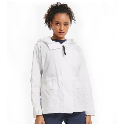 China New London Design QUICK DRY Winter Clothing Plain Women Windproof White Loose Above Waist Fitted Jackets for sale