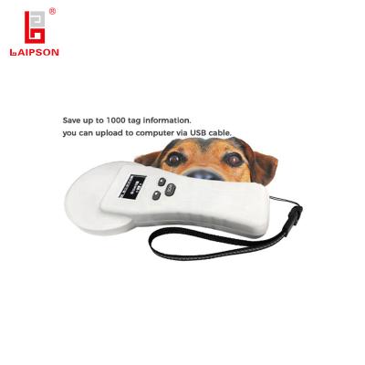 中国 134.2khz FDX-B RFID Cattle Ear Tag Pet Chip Reader Microchip Handheld Reader Scanner For Farm 販売のため