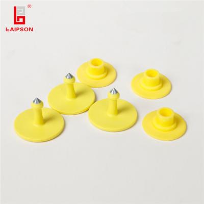 Chine Marque d'oreille rose ronde de fréquence ultra-haute de Rfid de chèvre de moutons de Nfc 5g 32mm*24mm ISO18000-6C à vendre