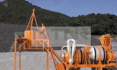 China SLHB15 Double drum mobile asphalt mixing plant for sale