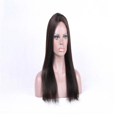 China Top Natural Silky Straight Glueless Hair Full Lace Wig Overnight Delivery Charming Virgin Brazilian Hair Wig for sale