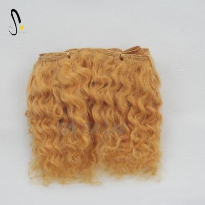 China Curly hot products wholesale cheap price curly mohair treasure wefts for dolls for sale