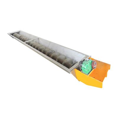 China Good Wear Resistant 2022 SUS304 Stainless Steel Double Plate Ground Screw Conveyor Good Wear-Resistant Earth Screw Conveyor For Fish Meal for sale