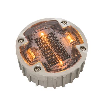 China LED Inground Light Enclosed Road Stud Driveway Markers Solar Powered Road Spike 123*45mm for sale