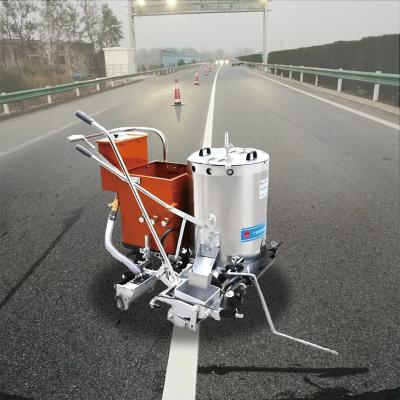 China Single Gun Hydraulic Airless Road Marking Machine Road Marker For Line Painting Rental Machine for sale