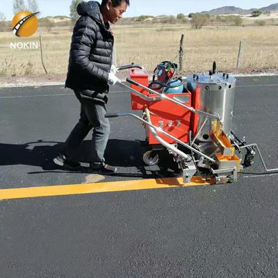 China Single Gun Machine Thermoplastic Road Marking Machine Driving Hot Melt Marking Road Machine for sale