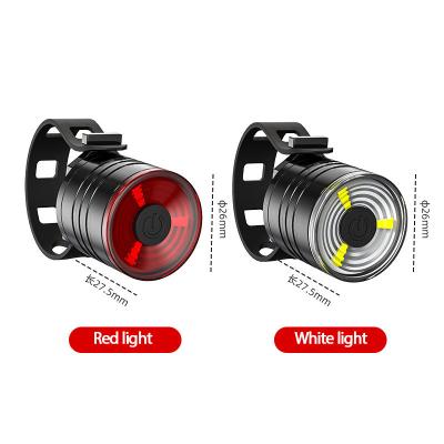 China Bike Safety LED Mount Light Radio Night Rear Warning Light Mount Light With Switch For Outdoor Activity Like Riding 2*CR2032 Battery for sale