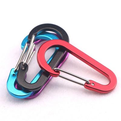 China Hot Sale 6cm Aluminum Alloy Multifunctional Backpack Hook Mountaineering Quick Accessories Buckle Aluminum Clasp for sale